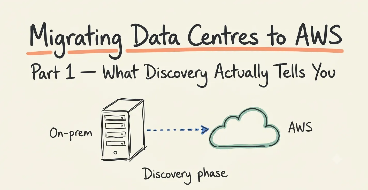 Migrating Data Centres to AWS, Part 1: What Discovery Actually Tells You